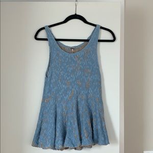 F R E E  P E O P L E Peplum Top